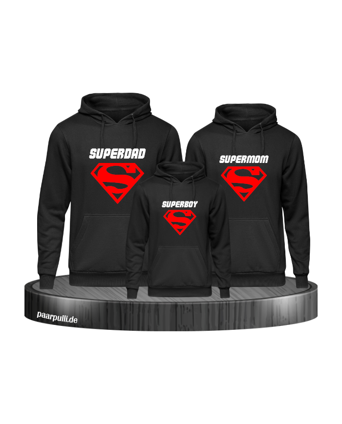 Superfamilie Hoodie schwarz