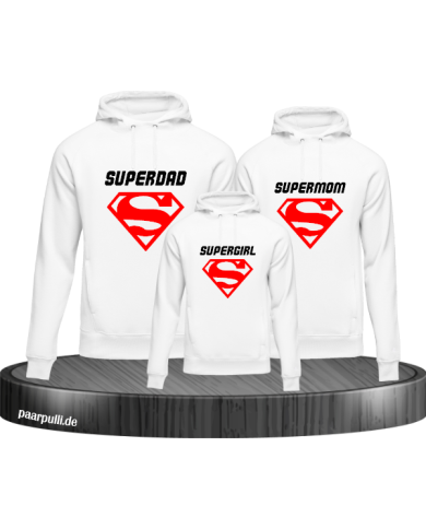 Superfamilie Hoodie weiß Superfamilie Hoodie weiß