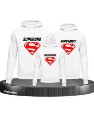 Superfamilie Hoodie weiß