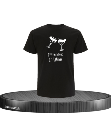 Partners In Wine Herren T-Shirt Größe L schwarz