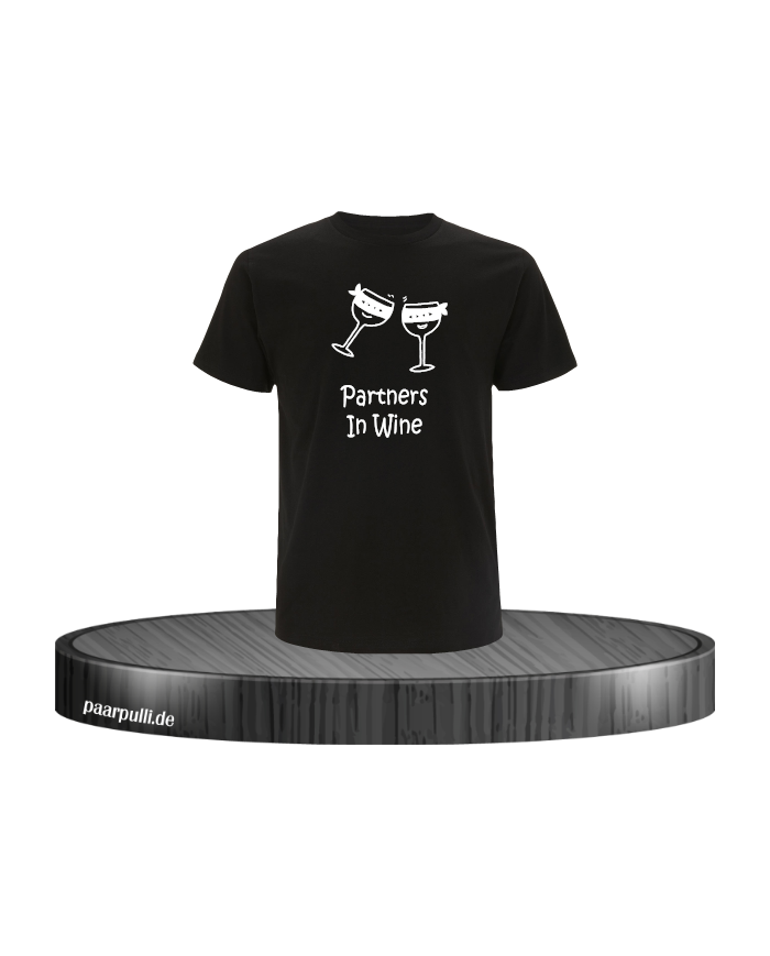Partners In Wine Herren T-Shirt Größe L schwarz