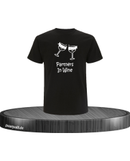 Partners In Wine Herren T-Shirt Größe L schwarz