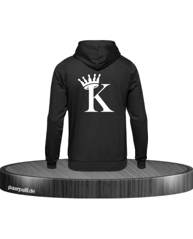 King Herren Hoodie Größe XXL schwarz