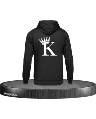 King Herren Hoodie Größe XXL schwarz