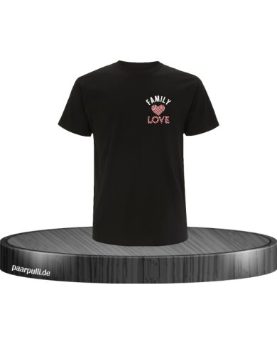 Family Love Herren T-Shirt Größe XXL schwarz