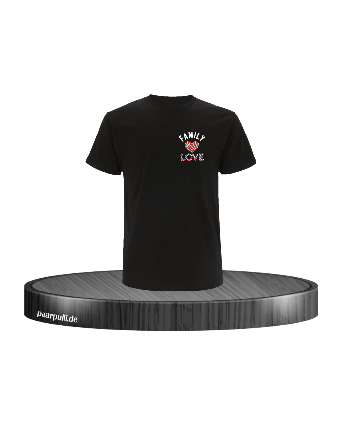 Family Love Herren T-Shirt Größe XXL schwarz