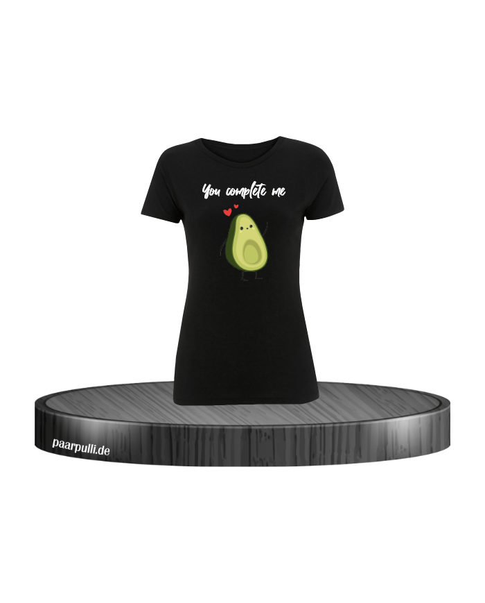 You complete me Damen T-Shirt Größe S schwarz