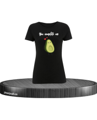 You complete me Damen T-Shirt Größe S schwarz