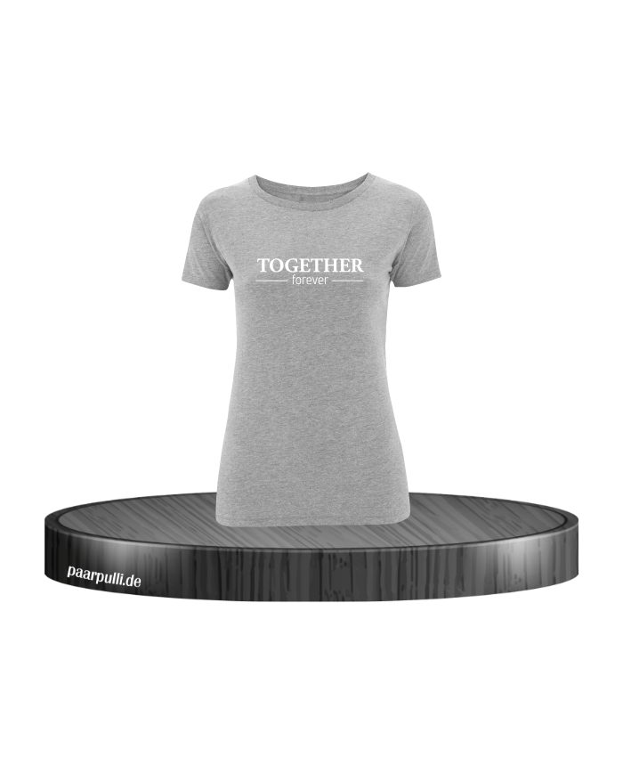 Together Forever Damen T-Shirt grau Größe S