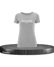 Together Forever Damen T-Shirt grau Größe S