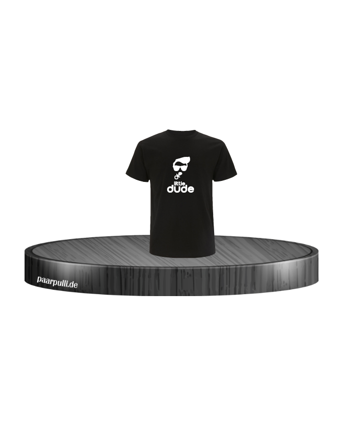 Little Dude Kinder T-Shirt schwarz Größe 110-116