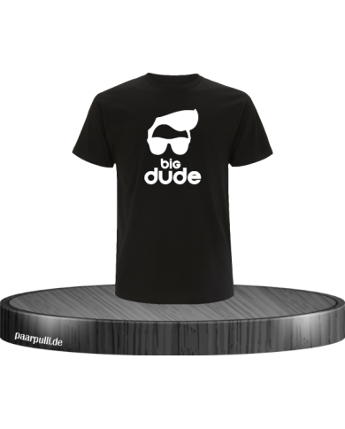 Big Dude Kinder T-Shirt schwarz Größe XL