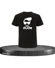 Big Dude Kinder T-Shirt schwarz Größe XL