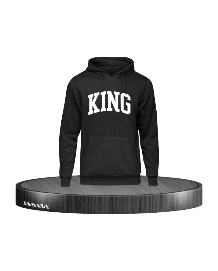 King kurvig Herren Hoodie Größe L