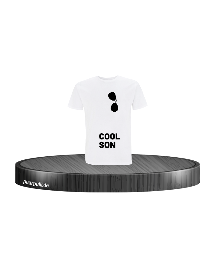Cool Son Kinder T-Shirt weiß Größe 122-128