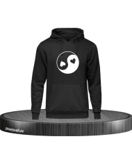 Yang Herz Hoodie Größe S