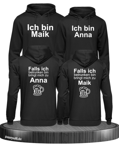 Wenn ich betrunken bin bringt mich zu Hoodies Wenn ich betrunken bin bringt mich zu Hoodies