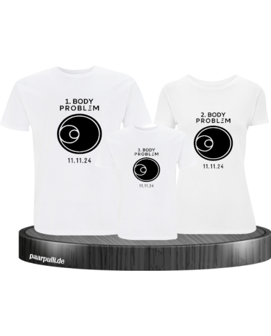 3 Body Problem Shirt weiß