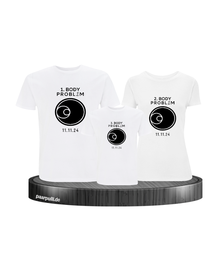 3 Body Problem Shirt weiß