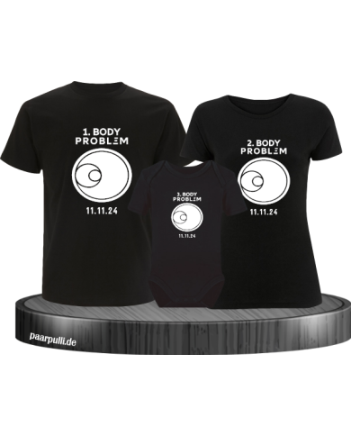 3 Body Problem Set schwarz