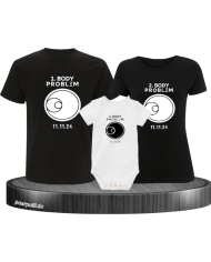 3 Body Problem Wunschdatum mit Baby-Body 3er Set T-Shirts