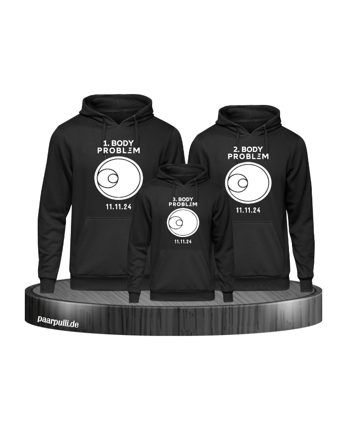 3 Body Problem Hoodie schwarz