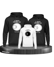 3 Body Problem Hoodie schwarz-weiß