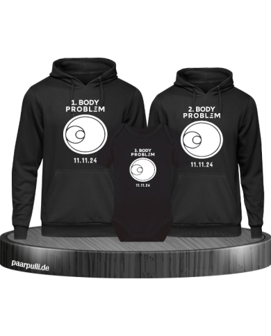 3 Body Problem Hoodie Body schwarz 3 Body Problem Hoodie Body schwarz