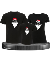 Frohe Weihnachten Comic Shirt schwarz