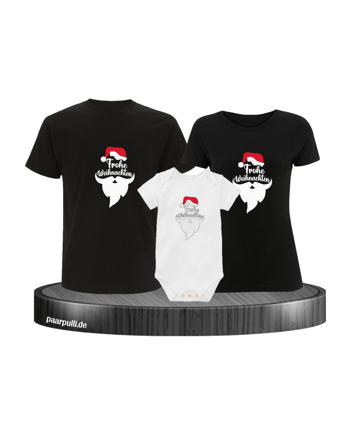 Frohe Weihnachten Comic schwarz-weiß