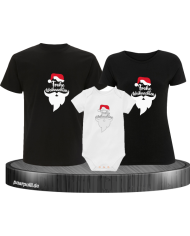 Frohe Weihnachten Comic schwarz-weiß