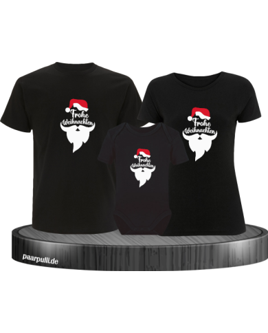 Frohe Weihnachten Comic schwarz