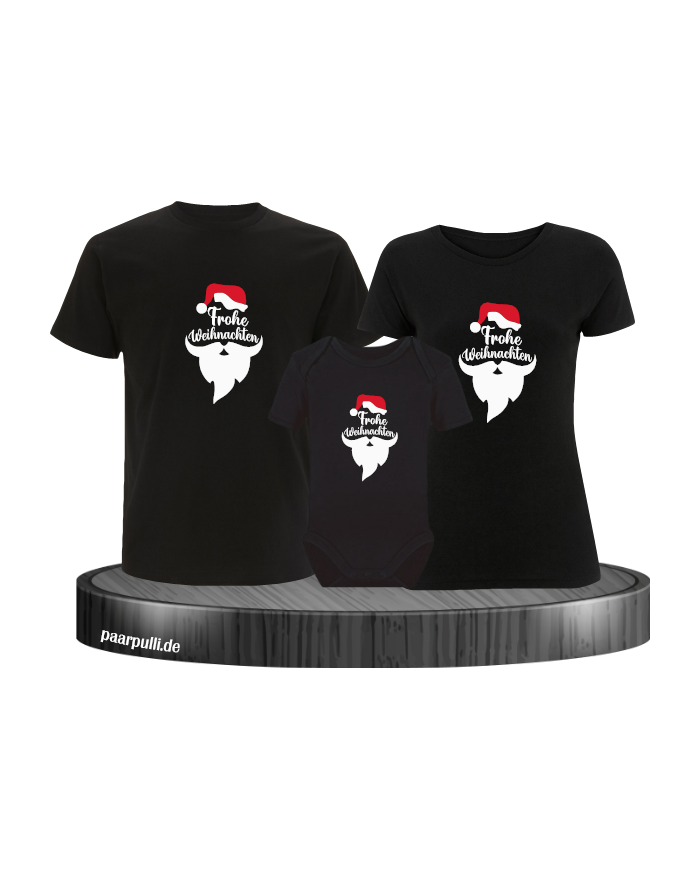 Frohe Weihnachten Comic schwarz