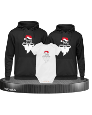 Frohe Weihnachten Comic schwarz-weiß