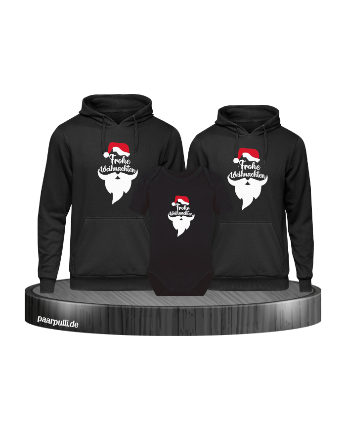 Frohe Weihnachten Comic schwarz