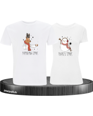 Drinking Time Party Time Shirt weiß