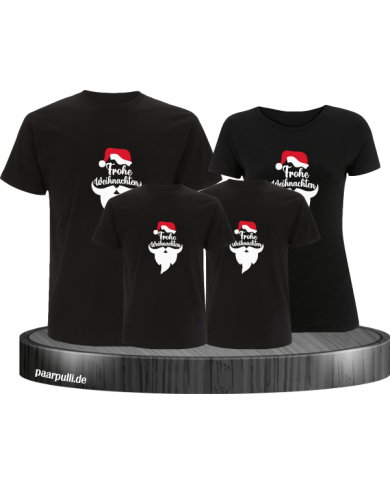 Frohe Weihnachten Comic schwarz