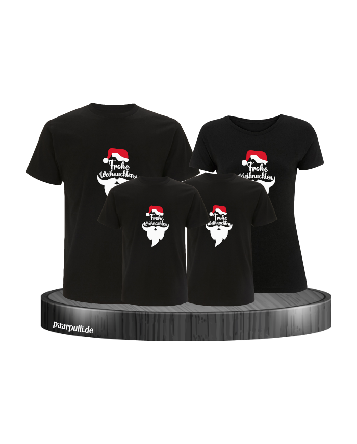 Frohe Weihnachten Comic schwarz