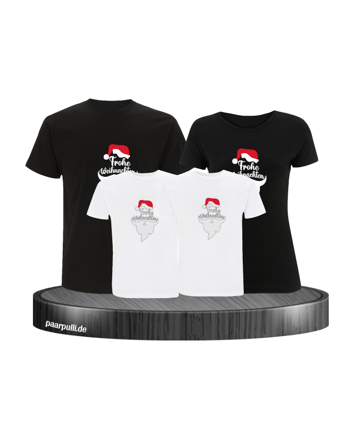 Frohe Weihnachten Comic schwarz-weiß