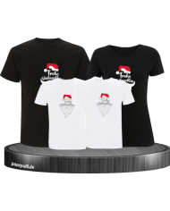 Frohe Weihnachten Comic schwarz-weiß