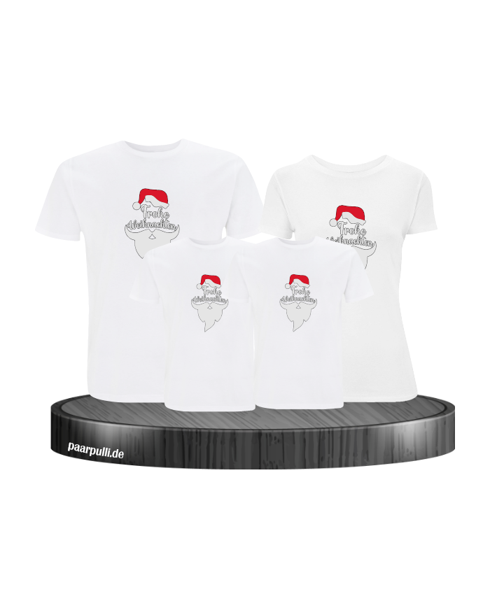 Frohe Weihnachten Comic weiß