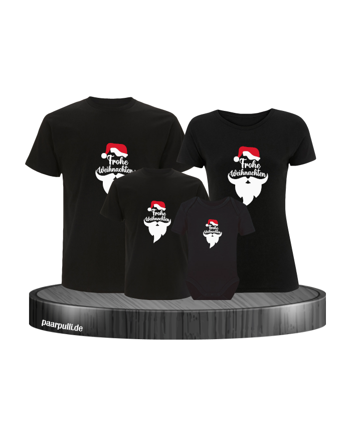 Frohe Weihnachten Comic schwarz