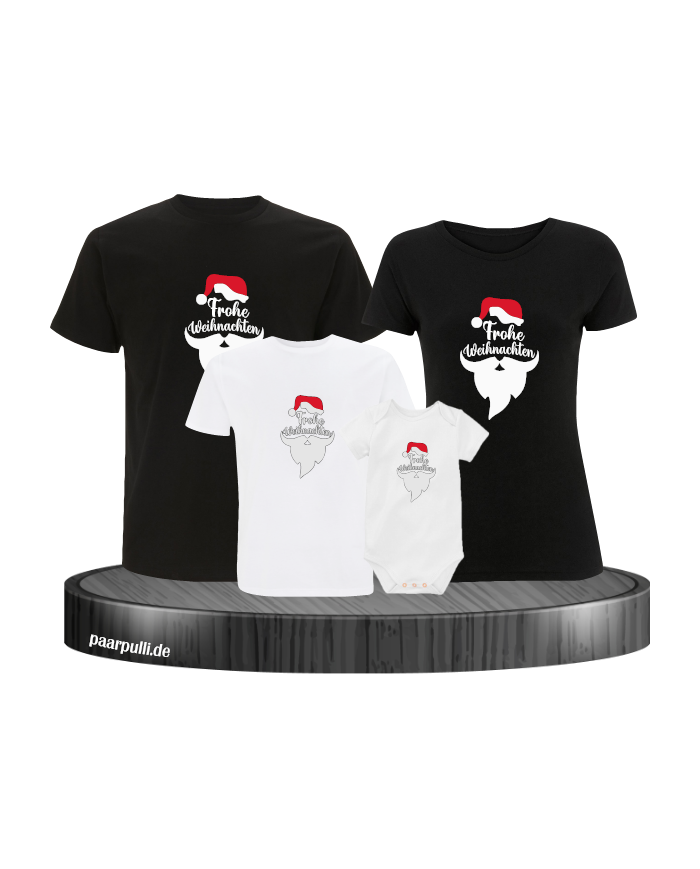 Frohe Weihnachten Comic schwarz-weiß