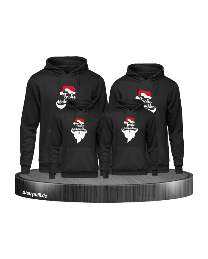 Frohe Weihnachten Comic schwarz