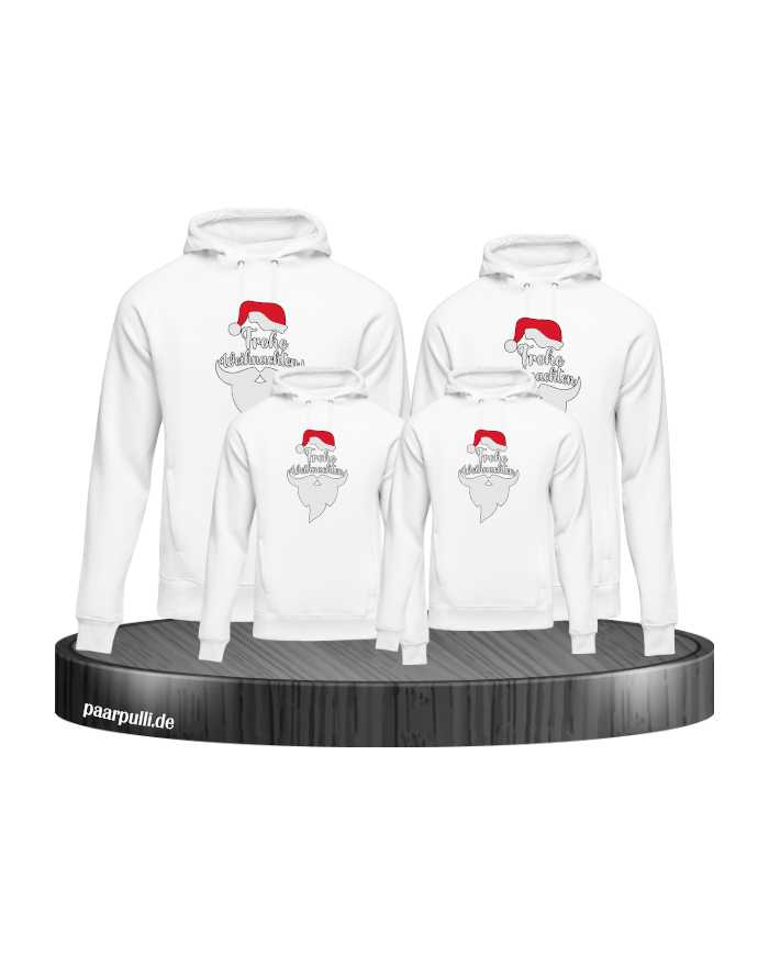 Frohe Weihnachten Comic weiß