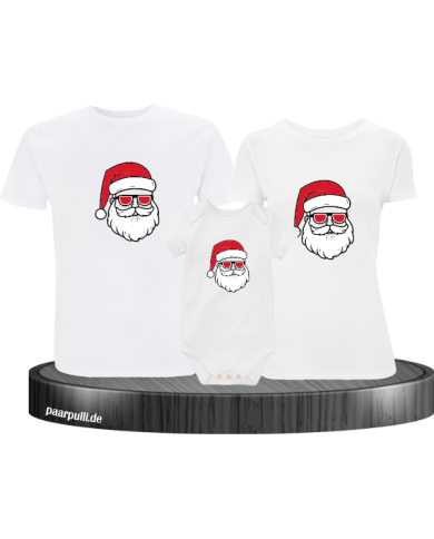 Weihnachtsmann Cool Christmas weiß Weihnachtsmann Cool Christmas weiß