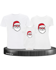 Weihnachtsmann Cool Christmas weiß