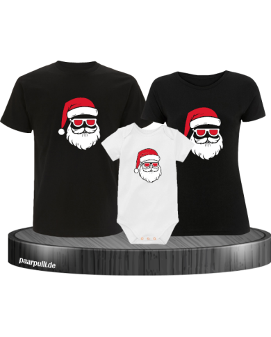 Weihnachtsmann Cool Christmas schwarz-weiß Weihnachtsmann Cool Christmas schwarz-weiß
