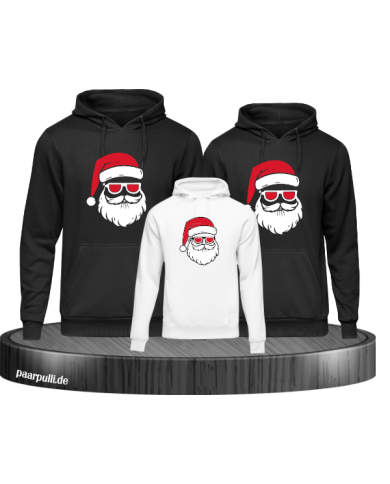 Weihnachtsmann Cool Christmas schwarz-weiß Weihnachtsmann Cool Christmas schwarz-weiß