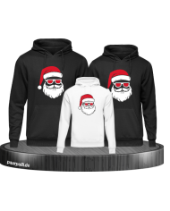 Weihnachtsmann Cool Christmas schwarz-weiß